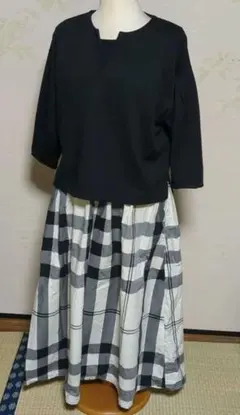 フェリシモ　リブ イン コンフォート　トップス＆ワンピースセット　セットアップ