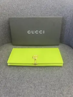 GUCCI グッチ 長財布 財布 レディース ホースビット　エナメル