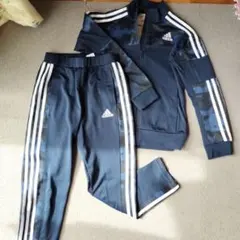 adidas 迷彩柄 ジャージ セットアップ 140