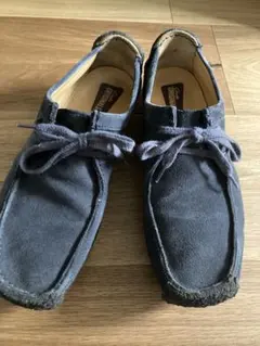 クラークス　ナタリー　スエード ネイビー