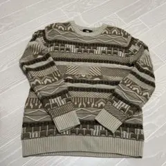 HARE 総柄ニット