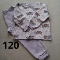 ユニクロ　キルトパジャマ　パウパト 120