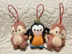 ディズニーキャラクター ドリームマスコット グーフィー チップ デール