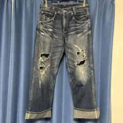 archive denim flare pants 00s’