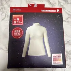 最新モデル　新品　UNIQLO 超極暖　ヒートテック　ハイネック　ホワイト　M
