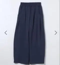 ジーナシス スウェットコクーンタックパンツ ネイビー