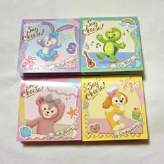 【東京ディズニーシー】メモ帳 4個セット