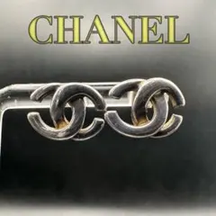 極美品✨　CHANEL　シャネル　ピアス　ココマーク　ロゴ　シルバー　1956