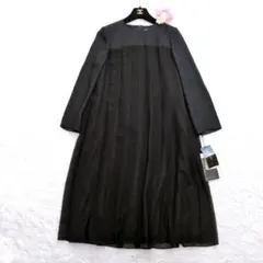 タグ付き】INDIVI✕東京ソワール ブラックフォーマルプリーツ 