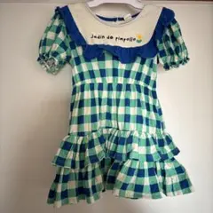 pimpollo ピンポヨ　韓国子供服　ワンピース　110cm チェック