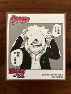 ジャンプフェア アニメイト ミニ色紙 ボルト BORUTO