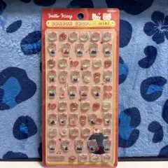 ボンボンドロップシール キティ 赤 ミニ