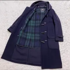 美品　グレンフェル　ダッフルコート　38 ネイビー　England 90's】Vintage Grenfell Wool Duffle Coat Size.44 