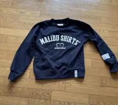 SNIDEL MALIBU SHIRTS スウェット 紺色
