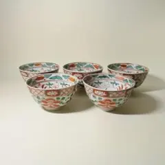 古伊万里　伊万里　７寸皿　色絵　金襴手　うずらの図　蔵出し　５客 古伊万里 伊万里 7寸皿 色絵 金襴手 うずらの図 蔵出し 5客 - メルカリ