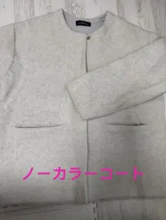 GREEN LABEL RELAXINGノーカラーコートレディースコートおしゃれ