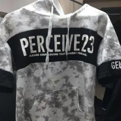 PERCEIVE23 半袖パーカー タイダイ柄