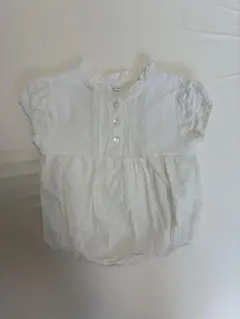 ロンパース80サイズ　白　女の子