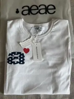 aeae ハートロゴTシャツ ネイビー24 - メルカリ