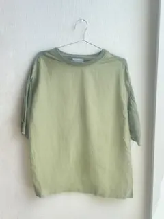 TOMORROWLAND リネンニットコンビ クルーネック