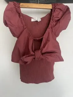 今日売れなければ処分します❗️31 Sons de mode リボントップス