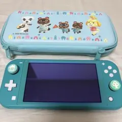 Switch LITE ターコイズ どうぶつの森ケース付き