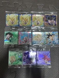 当時物ドラゴンボール ウエハースシール 孫悟空W4-06 SGR他 まとめ売り