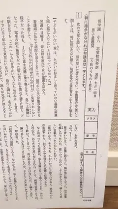 2025年度 浜学園 Vクラス 復習テスト 理科 実力〜No.39 - メルカリ