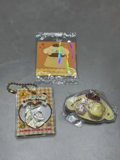 ポムポムプリン ミニフレーク風チャーム　パッケージチャームセット