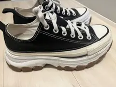 CONVERSE REACT ブラック スニーカー　23.5