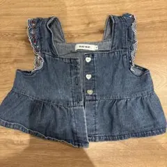 90サイズ　ビスチェ　デニム