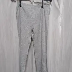 ユニクロ　グレー スパッツ　レギンス コットン混紡