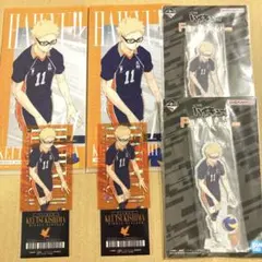 ハイキュー　月島蛍　チケットケース&クリアカード　アクリルスタンド　烏野高校