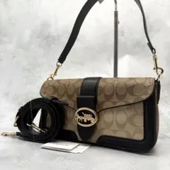 COACH コーチ ショルダーバッグ PVC 2way パイソン クロスボディ