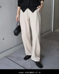 evernavy ポンチカーブパンツ レディース
