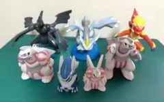 ポケモン モンコレ フィギュア ディアルガ パルキア クリア 海洋堂 