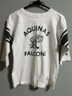 Champion チャンピオン フットボールTシャツ AQUINAS S