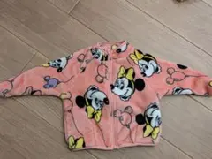 ミニーキャラクター柄 フリースジャケット 90サイズ