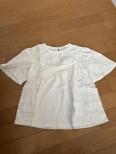 ZARA キッズ 刺繍ブラウス ホワイト 140cmのサムネイル