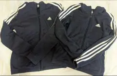 アディダス　ジャージ　140＆160　2点セット　兄弟 used　トップス