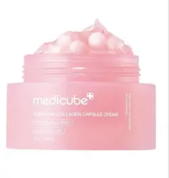 【新品未使用】メディキューブ　PDRNピンクコラーゲンボールクリーム　55g