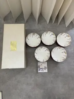 ノリタケ 色絵の器 小鉢揃 5客セット ボーンチャイナ 箱付 未使用のサムネイル