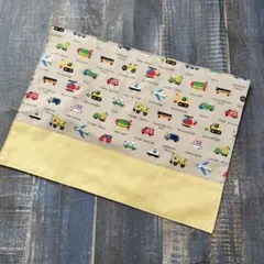 ハンドメイド☆ランチョンマット ピクセルドットはたらく車ライト