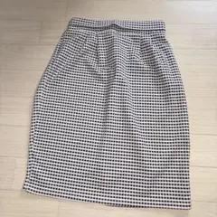 OLIVE des OLIVE ギンガムチェック柄タイトスカート