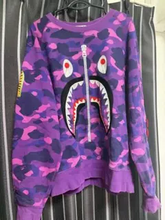A BATHING APE Shark Sweatshirt Purpleのサムネイル