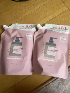 2袋　詰替　cocone　クレイクリームシャンプー　スムースタイプ　シャンプー