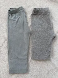 まとめ売り 90 95cmグリーン系 7分 グレー5分スパッツ