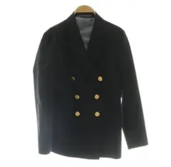 UNITED ARROWS ブラック ダブルジャケット　ネイビー　36 ブレザー