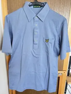 新品 Lyle & Scott ブルーポロシャツ Lサイズのサムネイル