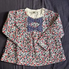 Rag Mart 花柄リボンデザイン 90サイズ